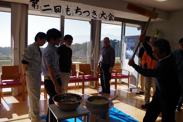 餅つき大会②