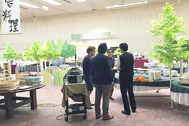 株主総会懇親会会場下見